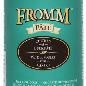 LR fromm pate dog can chicken duck pate 12 2oz 072705119042