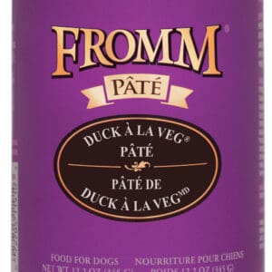 LR fromm pate dog can duck a la veg pate 12 2oz 07270511924