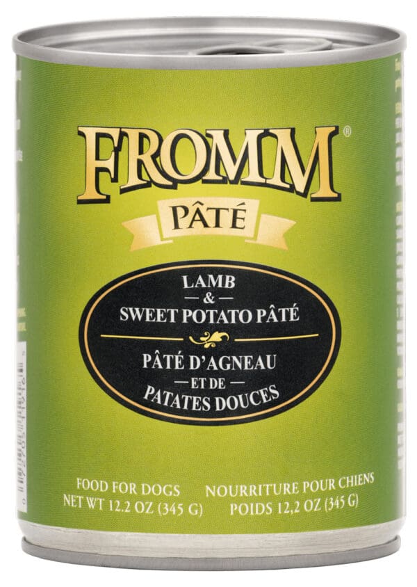 LR fromm pate dog can lamb sweet potato pate 12 2oz 072705119165