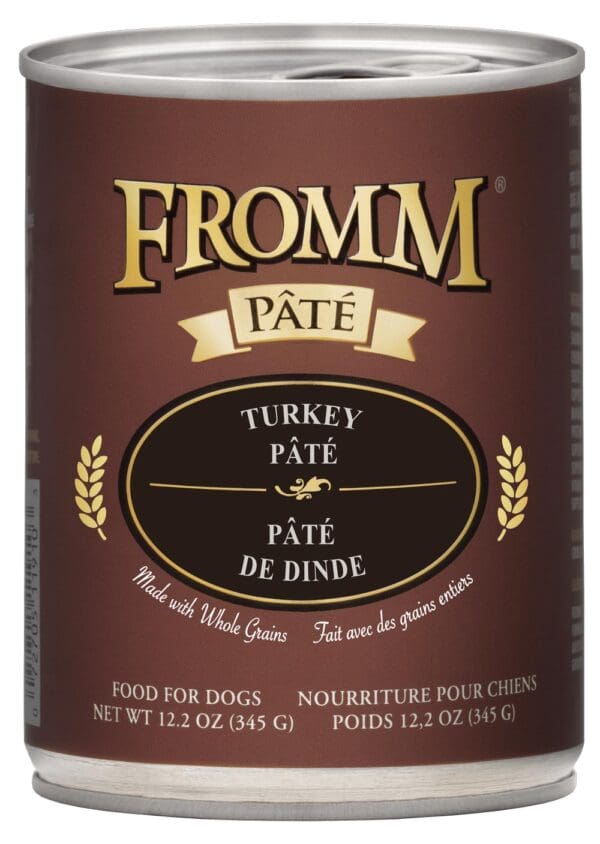 LR fromm pate dog can turkey pate 12 2oz 072705118700