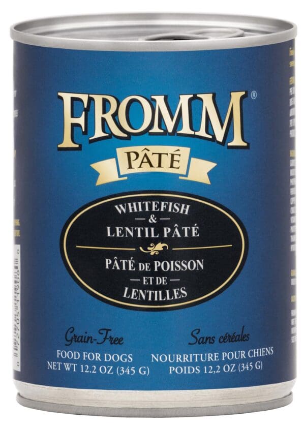 LR fromm pate dog can whitefish lentil pate 12 2oz 072705119080