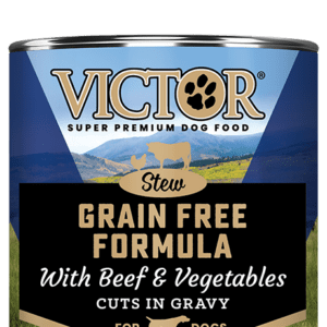 victor dog canned food grain free beef and vegetable stew1