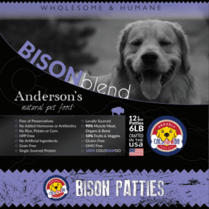 Anderson s Bison 6lb Patties