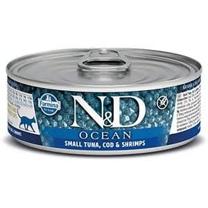 Farmina Cat Canned Food Farmina Cat Canned Food Ocean Tuna Cod Shrimp Tna Cod Shrp 2 8 oz